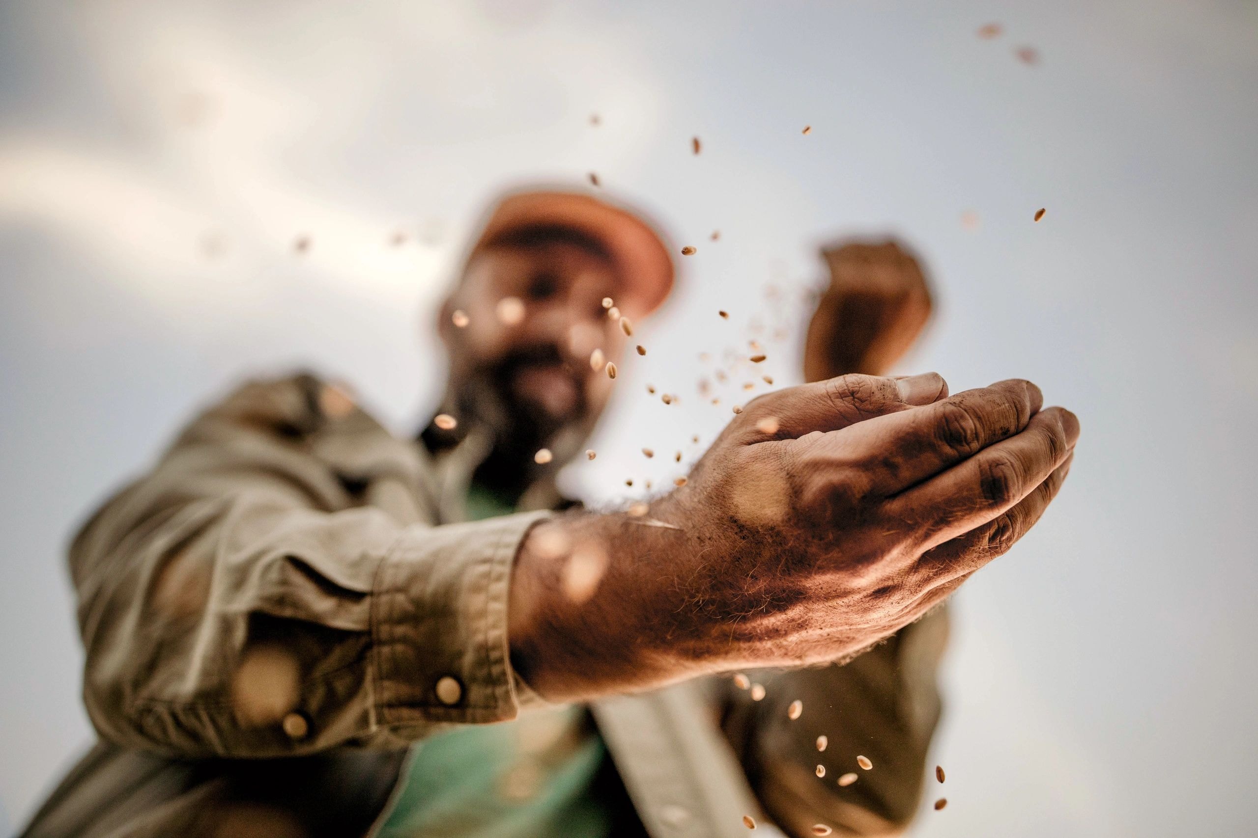 Agricoltore al lavoro
